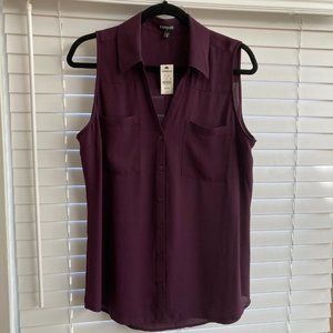 EXPRESS new sleeveless blouse women's